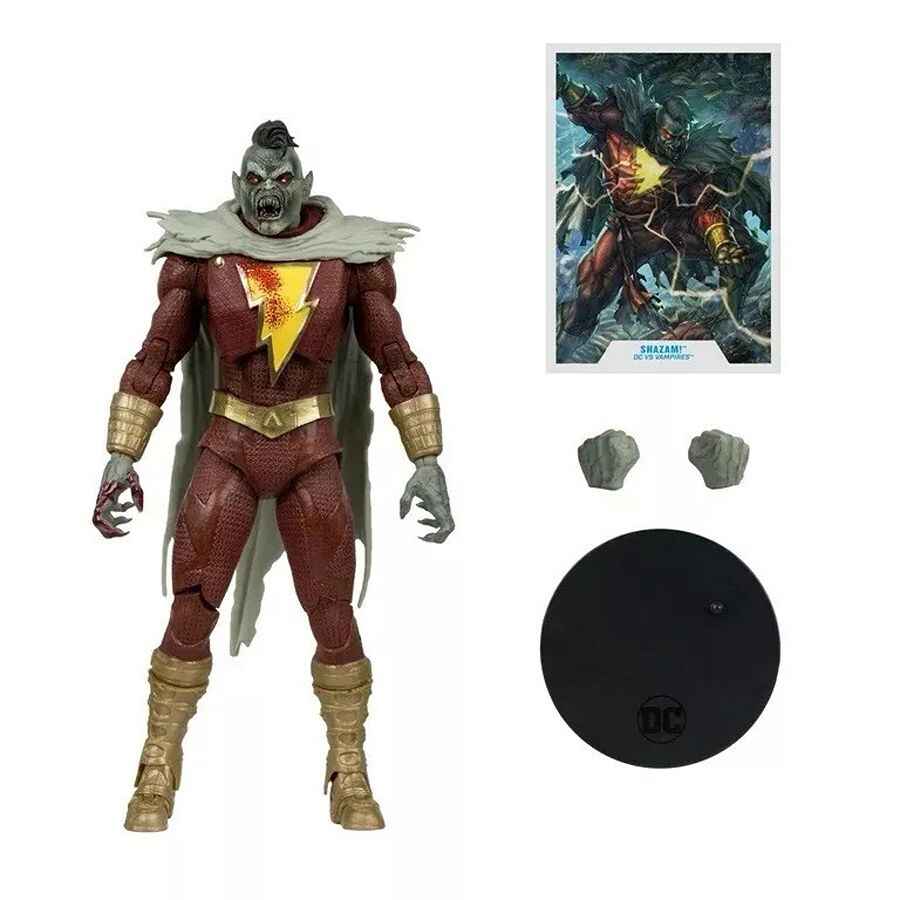 DC Multiverse Shazam (DC vs Vampires) Gold Label 7 Inch Action Figure –  figurineforall.com, image size:900x900