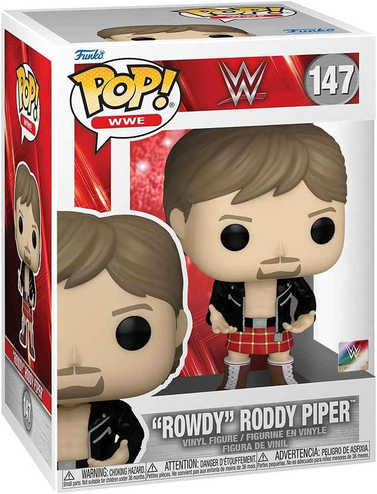 Pop Sports WWE Wrestling 3.75 Inch Vinyl Figure - Rowdy Roddy Piper #147