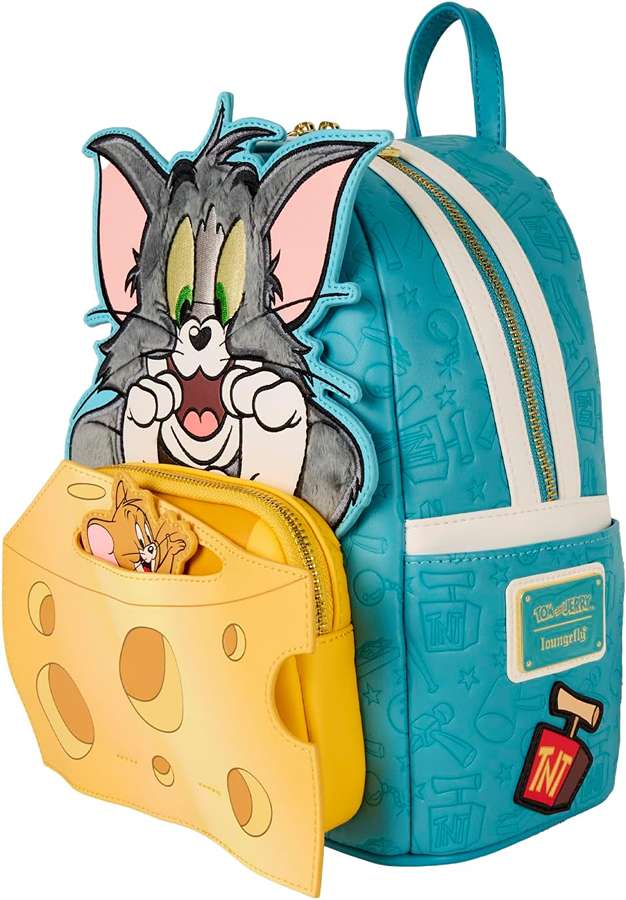 Loungefly Tom and Jerry Mini Backpack Shoulder Bag –