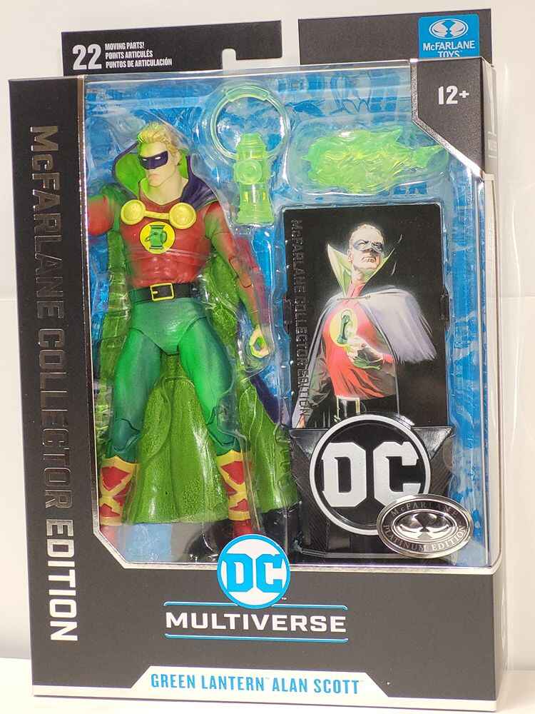 DC Multiverse Collector Edition Wave 1 Green Lantern Alan Scott (Day of Vengeance) Platinum 7 Inch Action Figure