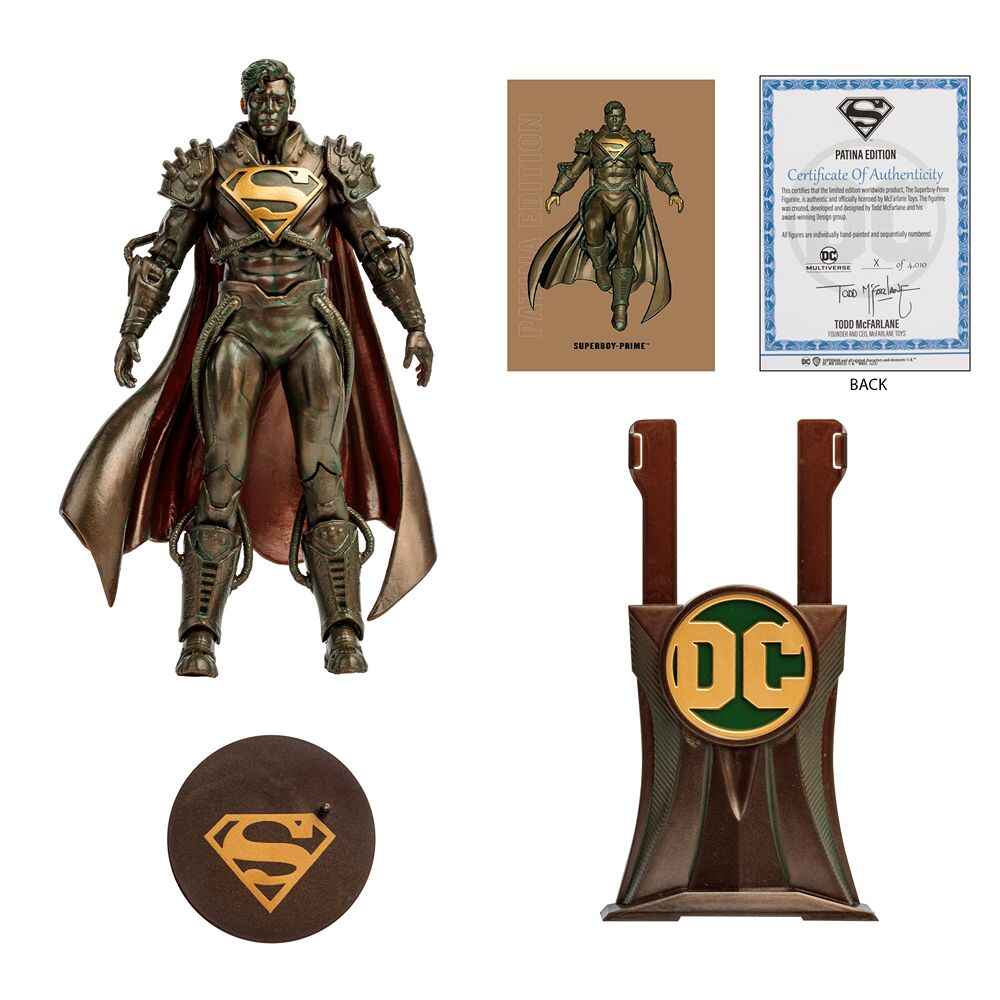 DC Multiverse Superboy-Prime (Infinite Crisis) Patina Edition Gold label 7  Inch Action Figure