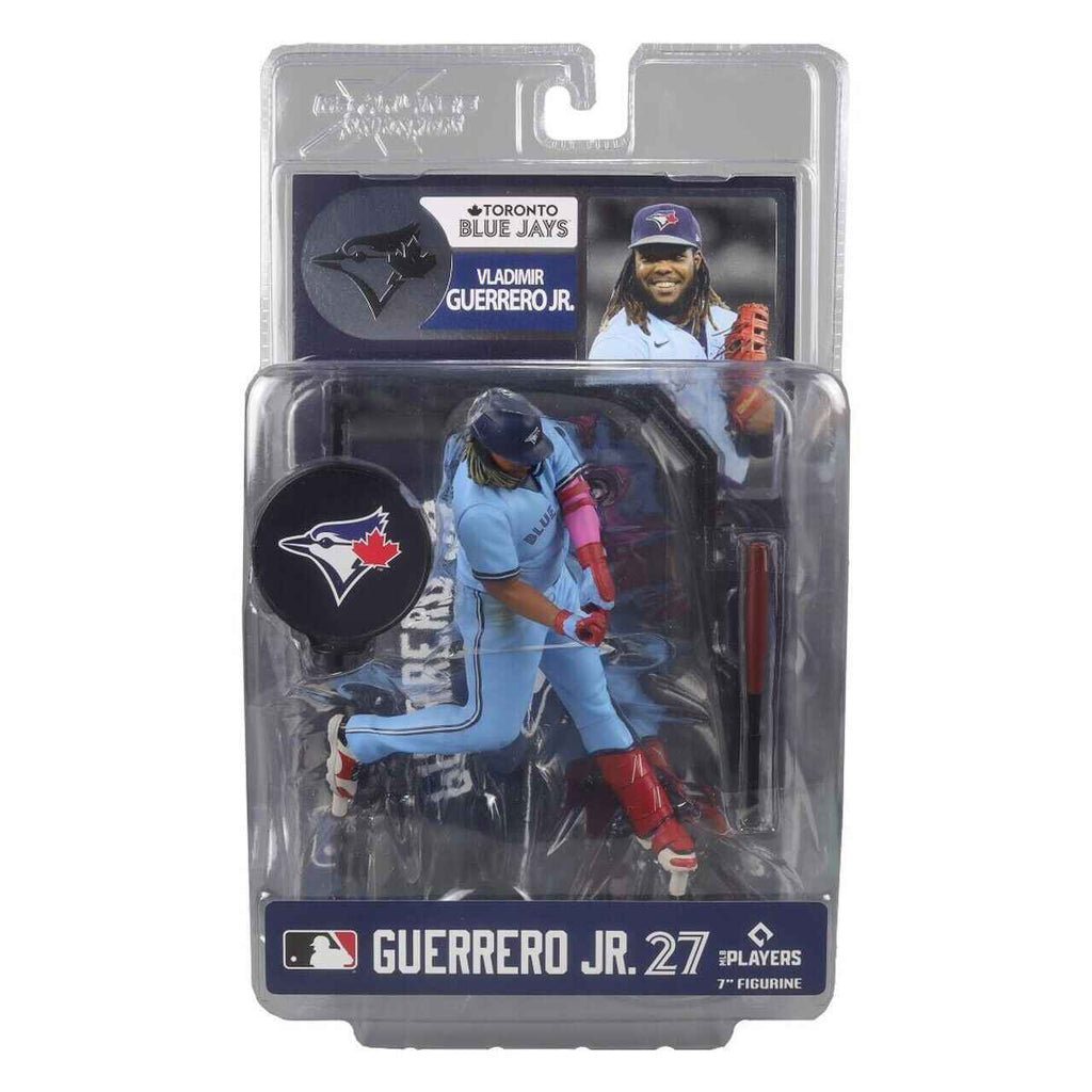 Mcfarlane Sportpicks MLB 7 Inch Figure - Vladimir Guerrero Jr. Baby Blue Jersey (Toronto Blue Jays)
