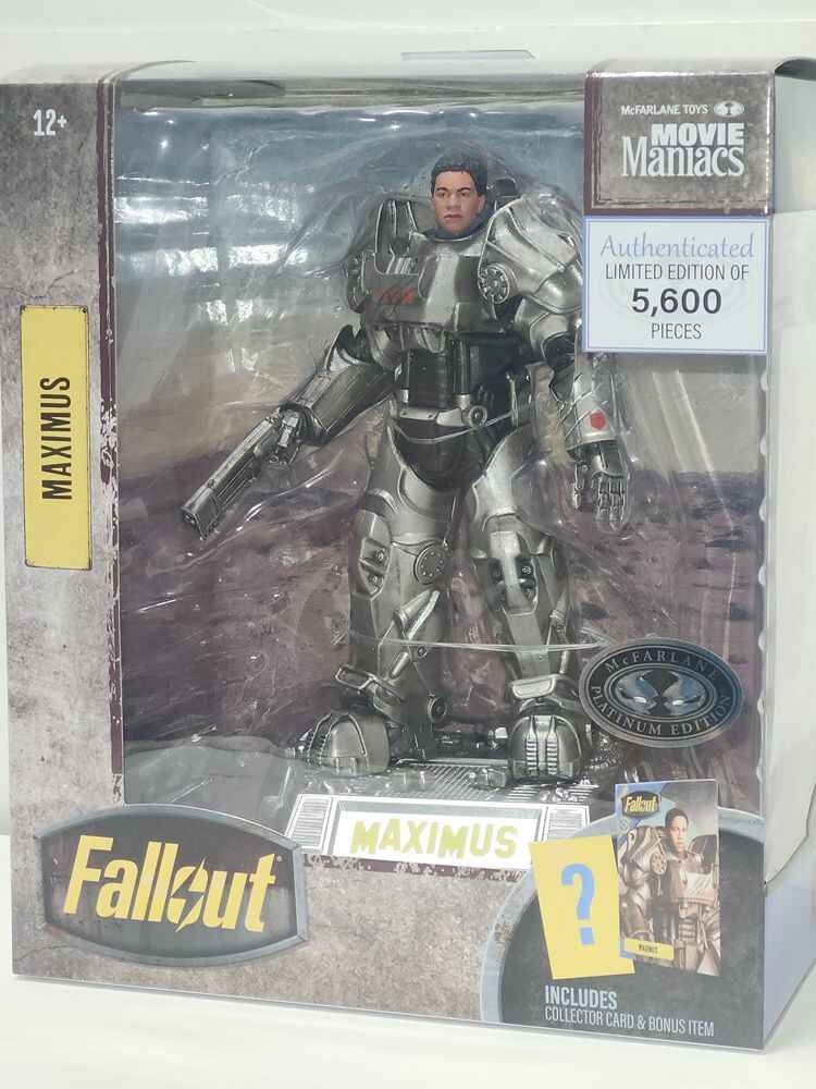 Fallout Movie Maniacs - Maximus Platinum 6 Inch Posed Figure