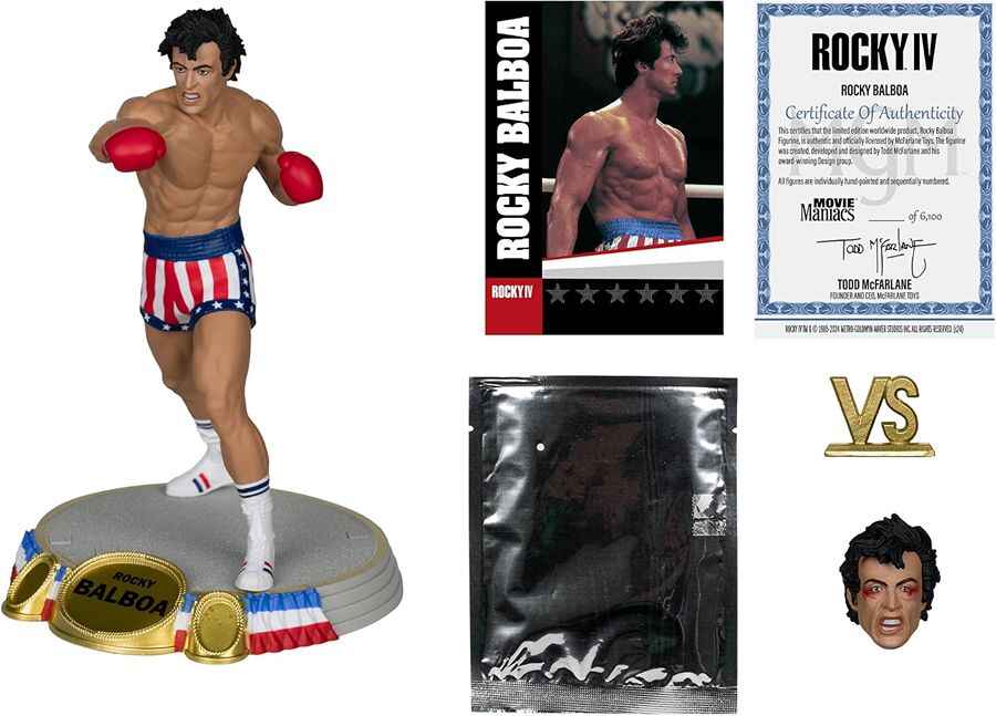 Movie Maniacs Rocky Wave 3 - Rocky Balboa (Rocky IV) 6 Inch Posed
