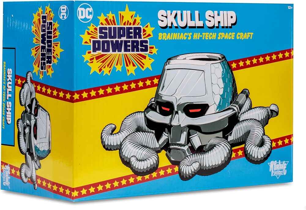 DC Collectibles Super Powers Wave 7 Vehicles Skull Ship (Brainiac's Hi-Tech Space Craft) Figure