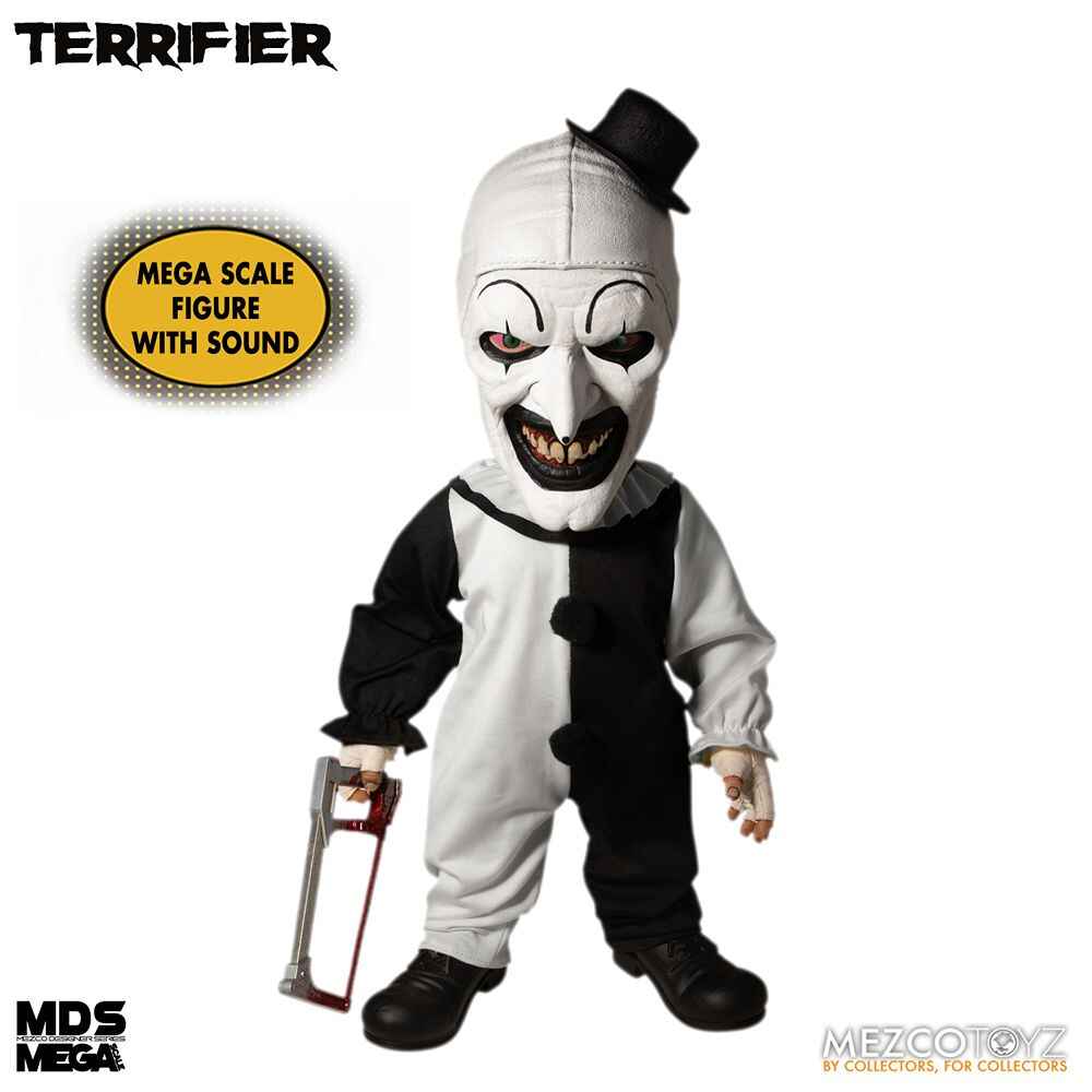 (Pre-Order August 2024) Terrifier The Art of the Clown MDS 15 Inch Mega Scale Talking Doll