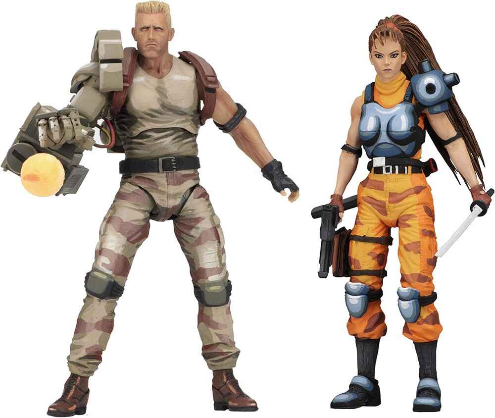 Alien vs Predator Dutch and Lin Arcade 7 Inch Action Figure 2-Pack