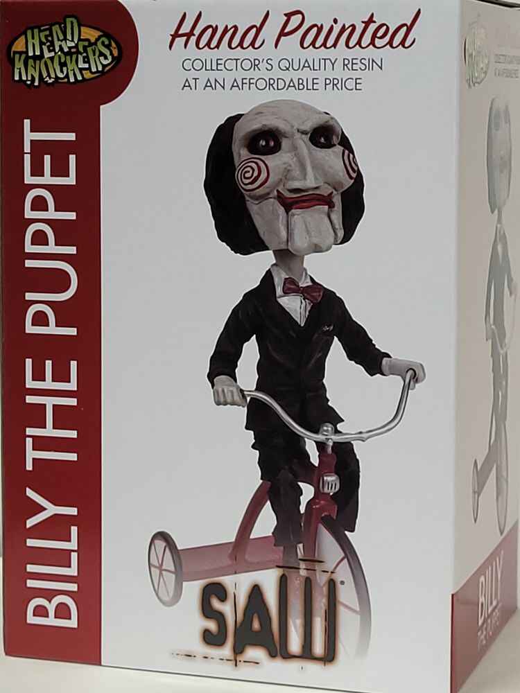 SAW Billy The Puppet on Tricycle 8 Inch Extreme Head Knocker