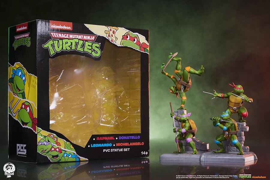 Teenage Mutant Ninja Turtles hotsell PVC statues