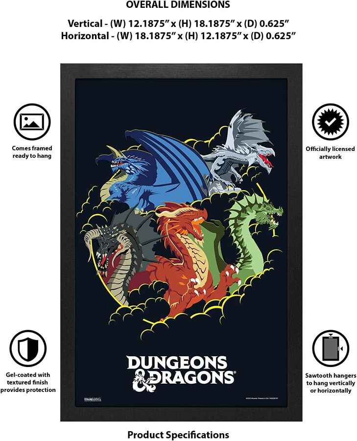 Wall Art Dungeons and Dragons 12