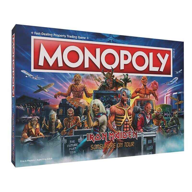 Monopoly Iron Maiden (Somewhere on Tour) Collectors Edition Board Game Music