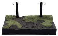 Mud/Grass Base 1:6 Scale 2-Figure Display - figurineforall.com