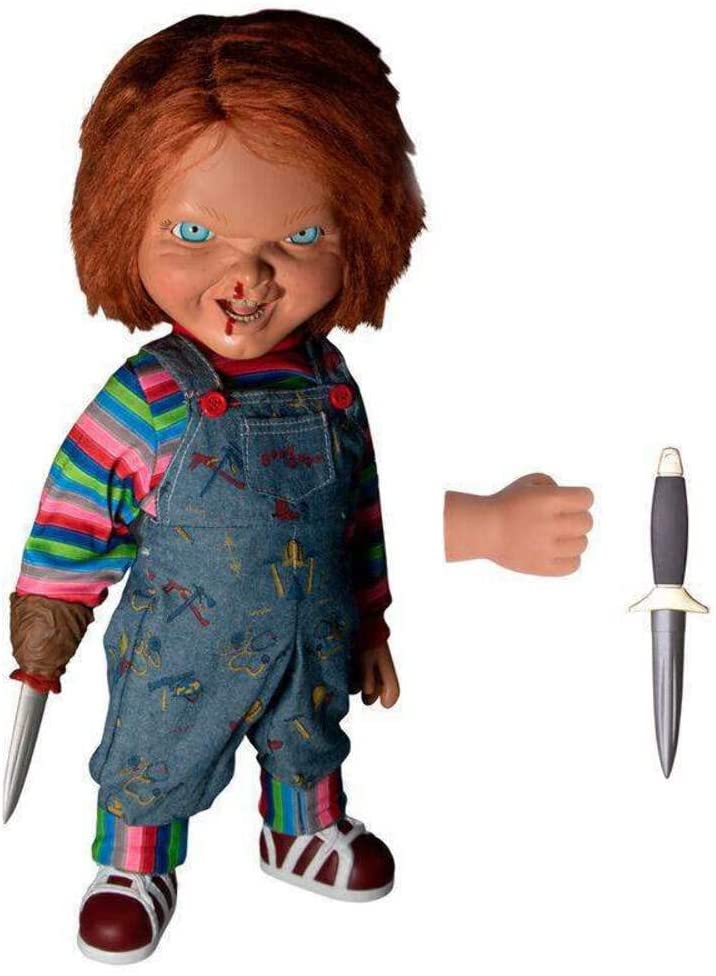 Mezco Chucky Menacing Mega Scale 15 Inch Talking Figure Doll - figurineforall.com
