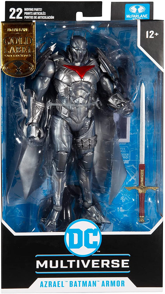 DC Multiverse Azrael Batman Silver Armor 7 Inch Gold Label Action Figure - figurineforall.com