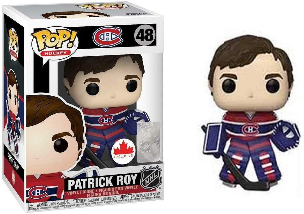 Funko Pop Sports NHL Hockey 3.75 Inch Action Figure - Patrick Roy Canadian Exclusive #48 - figurineforall.com