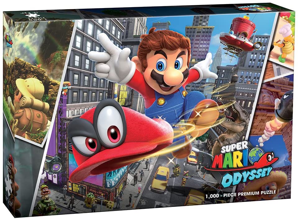 Puzzle 1000 Piece - Super Mario Odyssey Snapshots Premium Jigsaw Puzzle - figurineforall.com