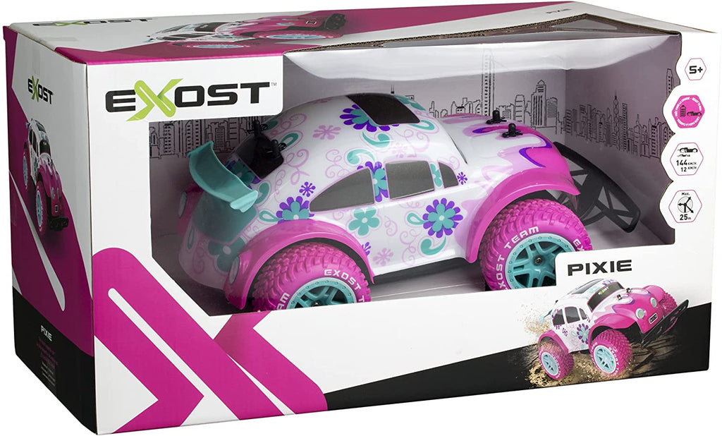 Exost Pixie Beetle Remote Control Vehicle Pink 12 km/h - figurineforall.com