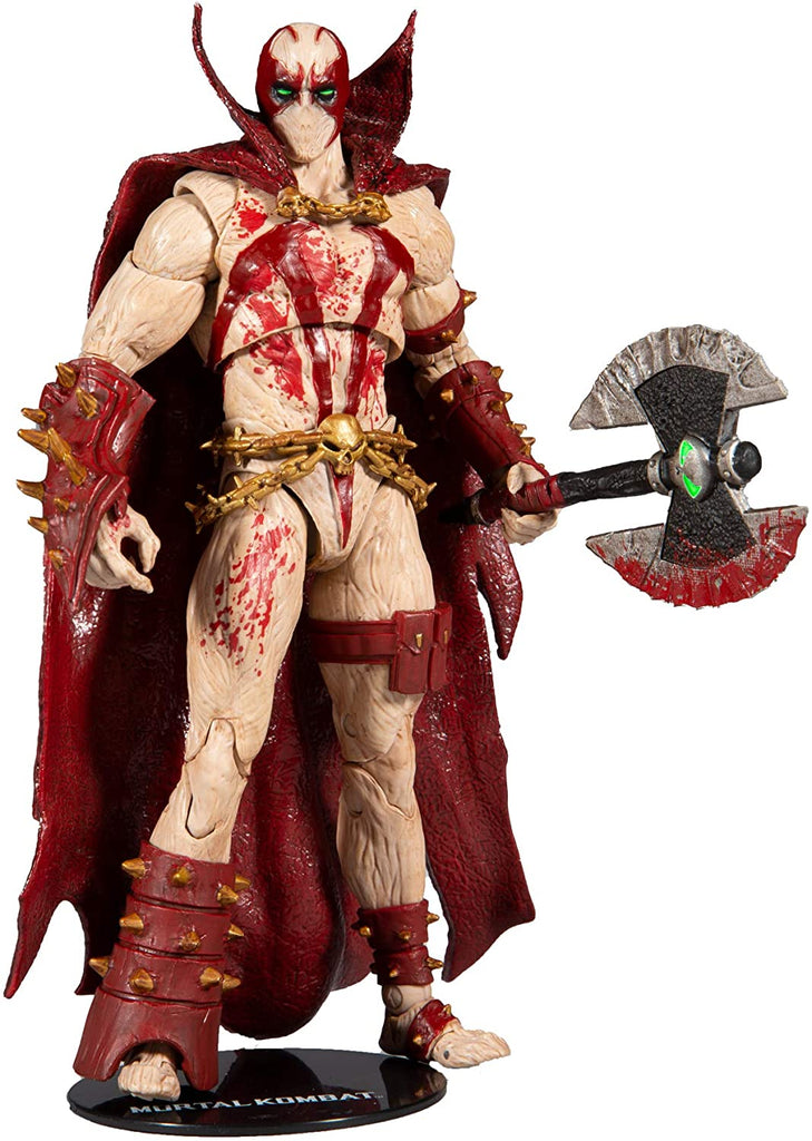 McFarlane Toys Mortal Kombat Spawn Blood Feud Hunter Skin 7” Action Figure, Multicolor - figurineforall.com