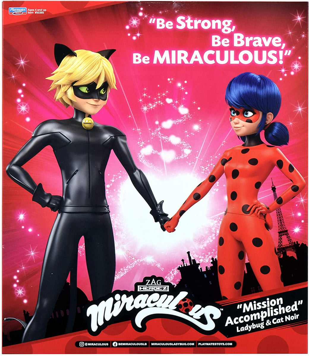 Ladybug: Pack of 2 articulated Miraculous dolls Ladybug & Cat Noir