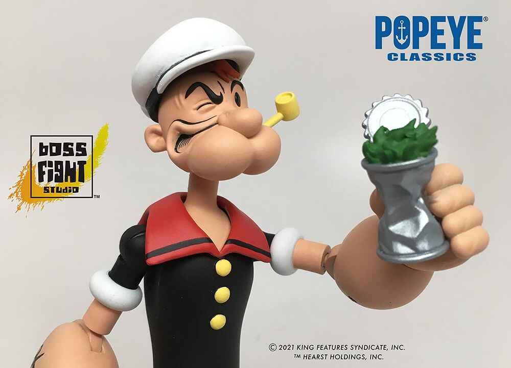 Popeye The Sailor 1:12 Scale 6 Inch Action Figure