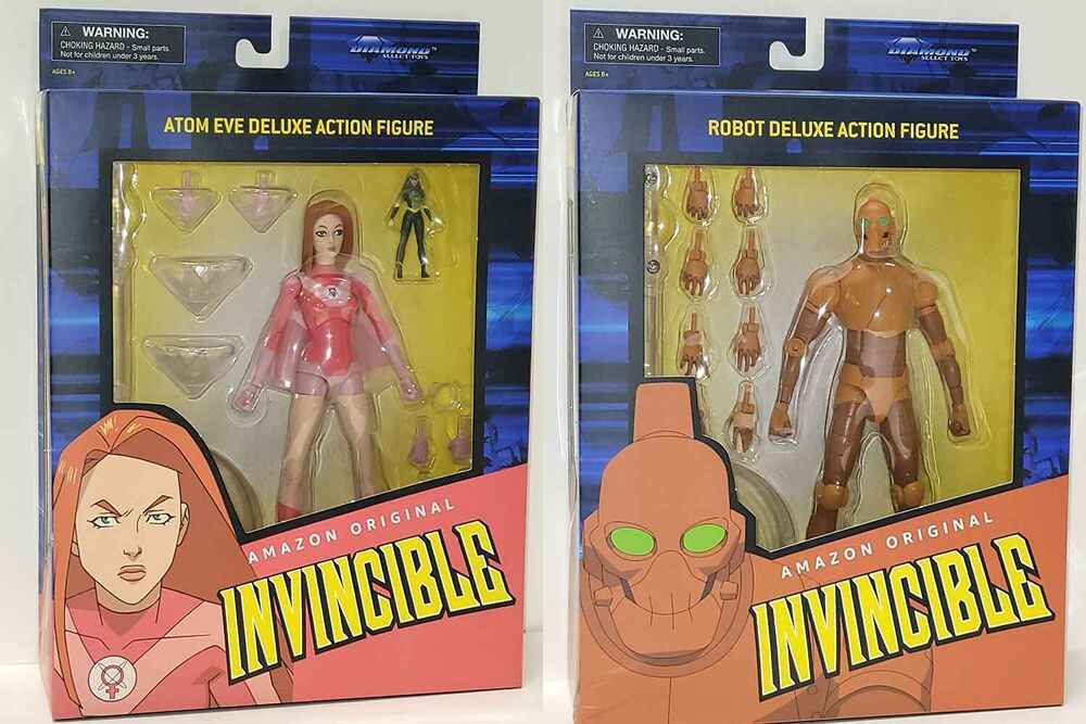 Invincible Select Series 2 Set of 2 (Atom Eve - Robot) 7 Inch Action Figure