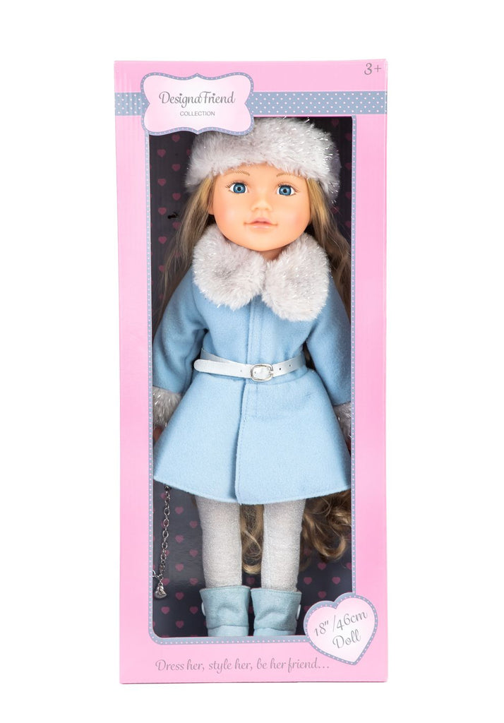 Designafriend Collection Winter Wonderland Deluxe 18 Inch doll - figurineforall.com