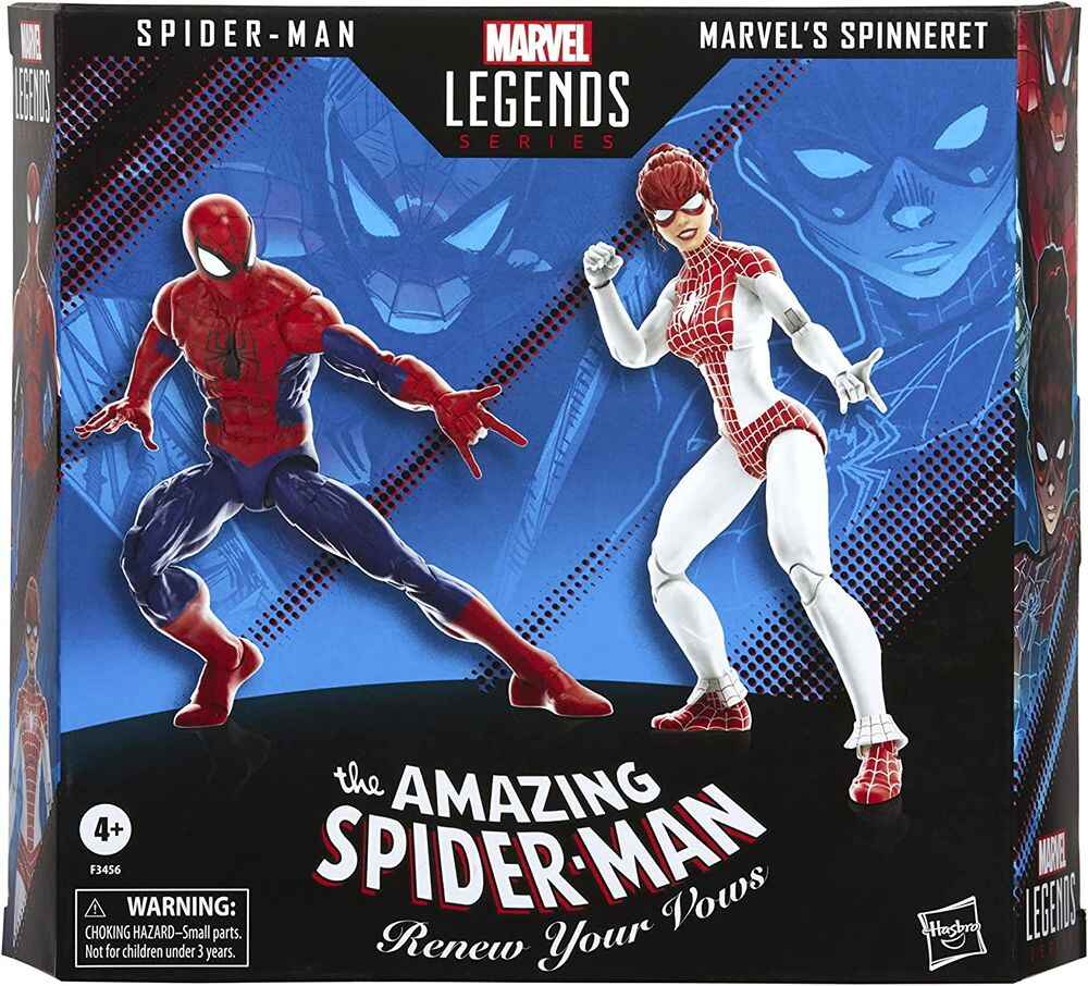 Marvel Legends Spider-Man Spider-Man and Marvel Spinneret 6 Inch Action Figure 2-Pack