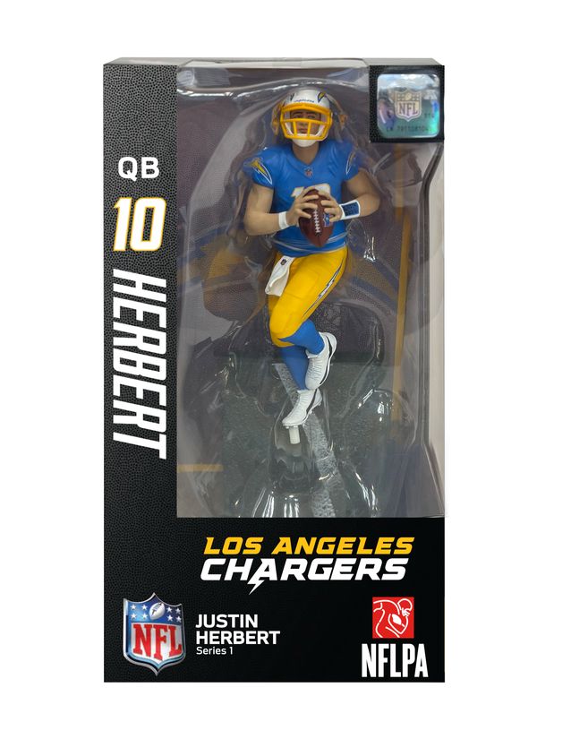 NFL Football Wave 1 JUSTIN HERBERT Los Angeles Chargers 6 Inch Action Figure - figurineforall.com