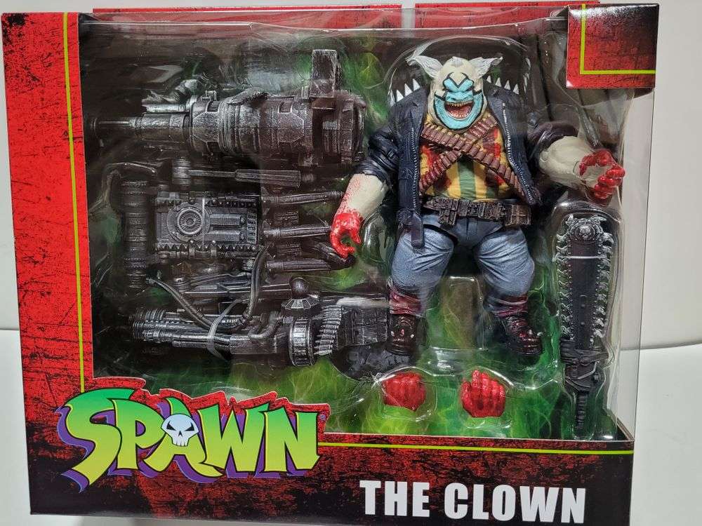 Spawn Comic Series Clown Bloody Deluxe 7 Inch Action Figure - figurineforall.com