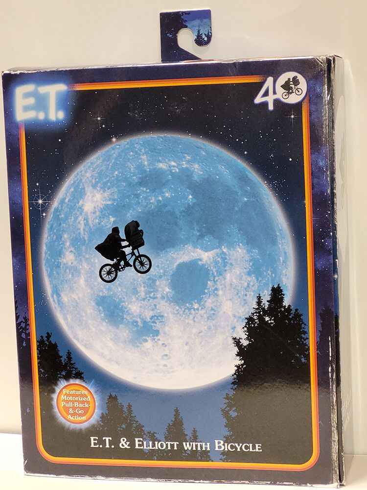 E.t. 40th Anniversary 7 Action Figure Elliot & E.T. on Bicycle