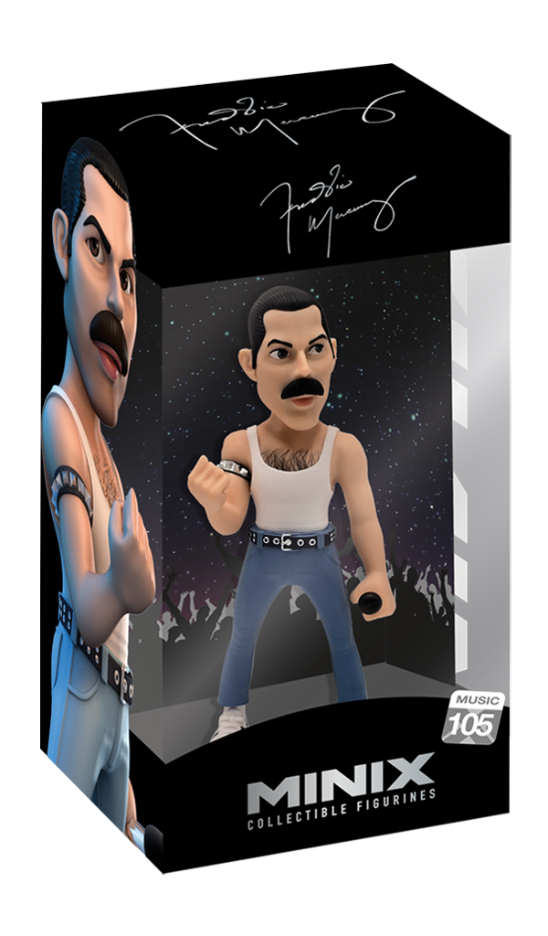 Minix Music Queen Freddie Mercury 4.75 Inch Collectible Vinyl Figure