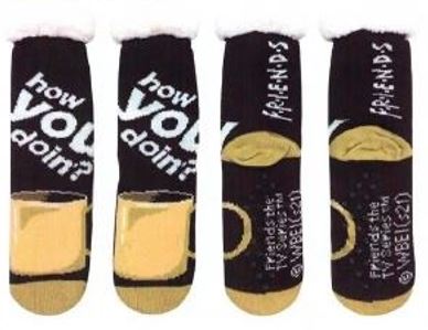 Socks Friends TV Show (How you Doing) Sherpa Lined Socks