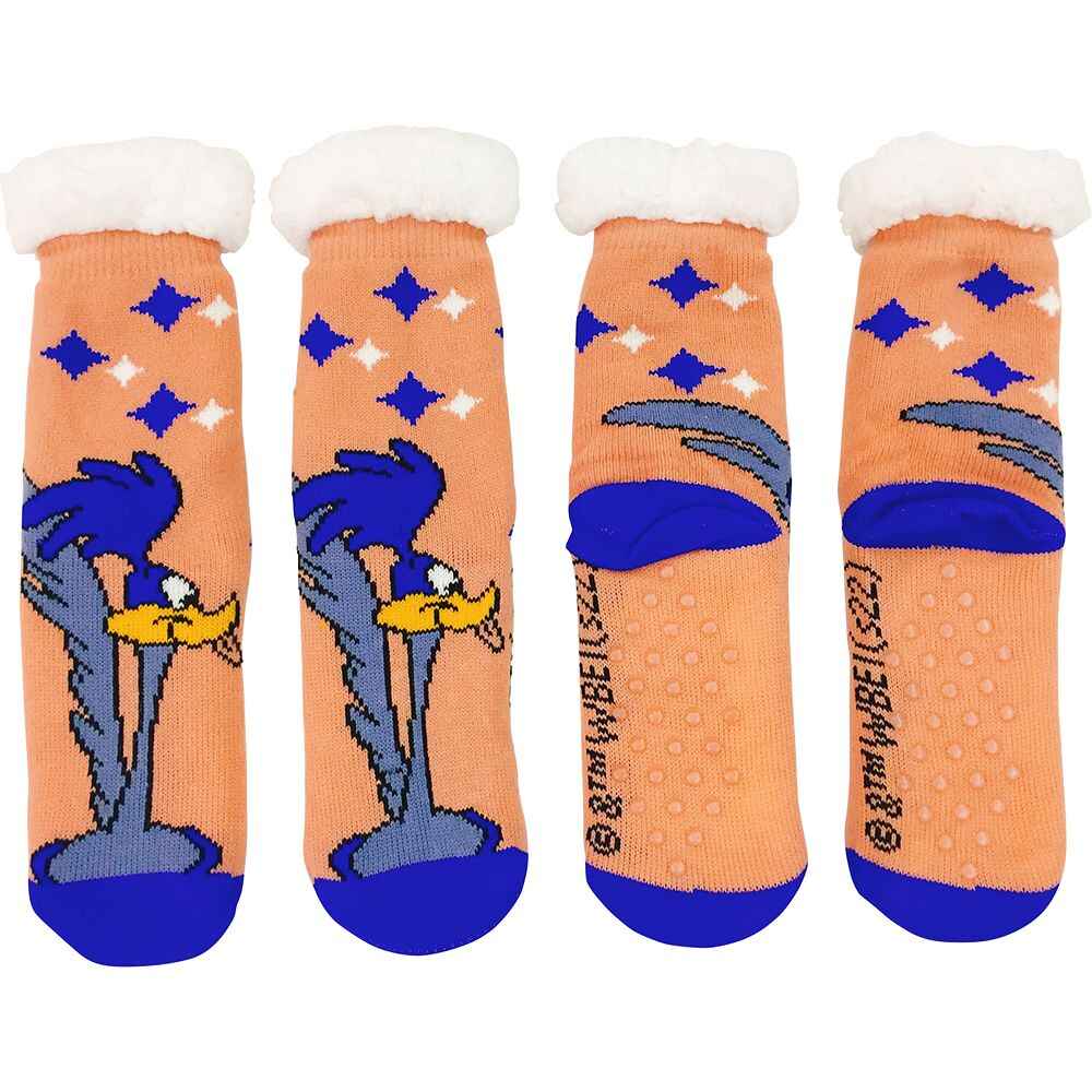 Socks Looney Tunes Roadrunner Sherpa Lined Socks