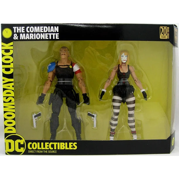 DC Collectibles Doomsday Clock: The Comedian & Marionette 7 Inch Action Figures (2 Pack)