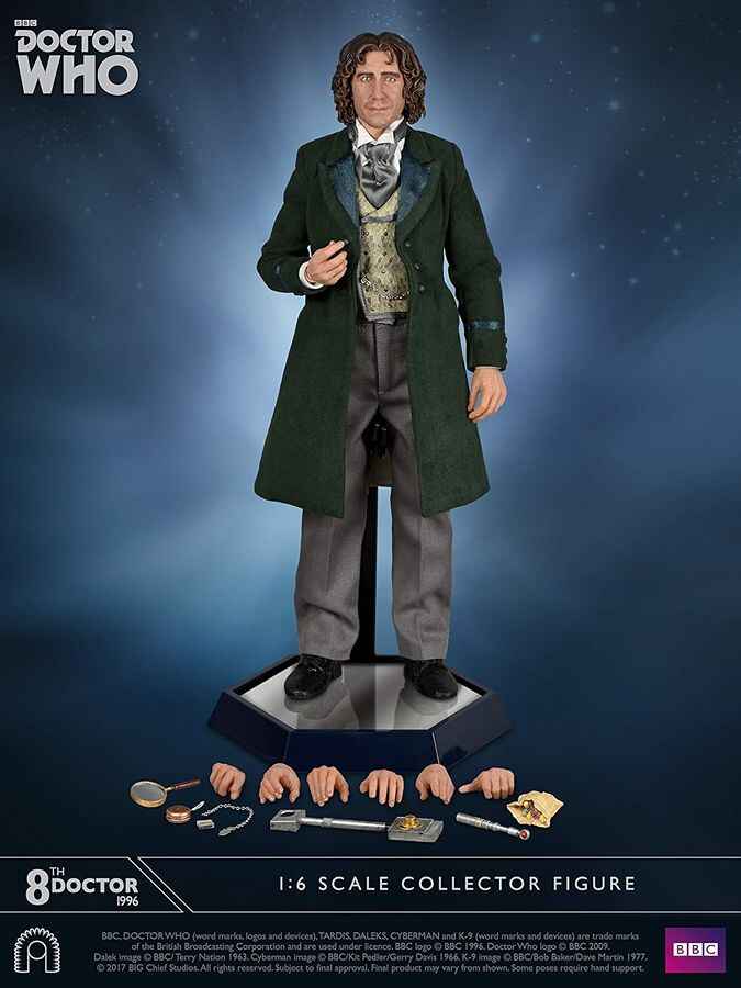 Doctor Who The Eighth (8th) Doctor 12 Inch 1/6 Scale Collectible Figure 903029