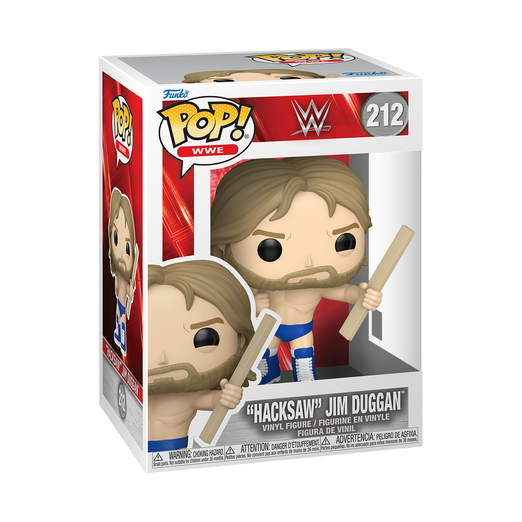 Pop Sports WWE Wrestling 3.75 Inch Vinyl Figure - Hacksaw Jim Duggan #212