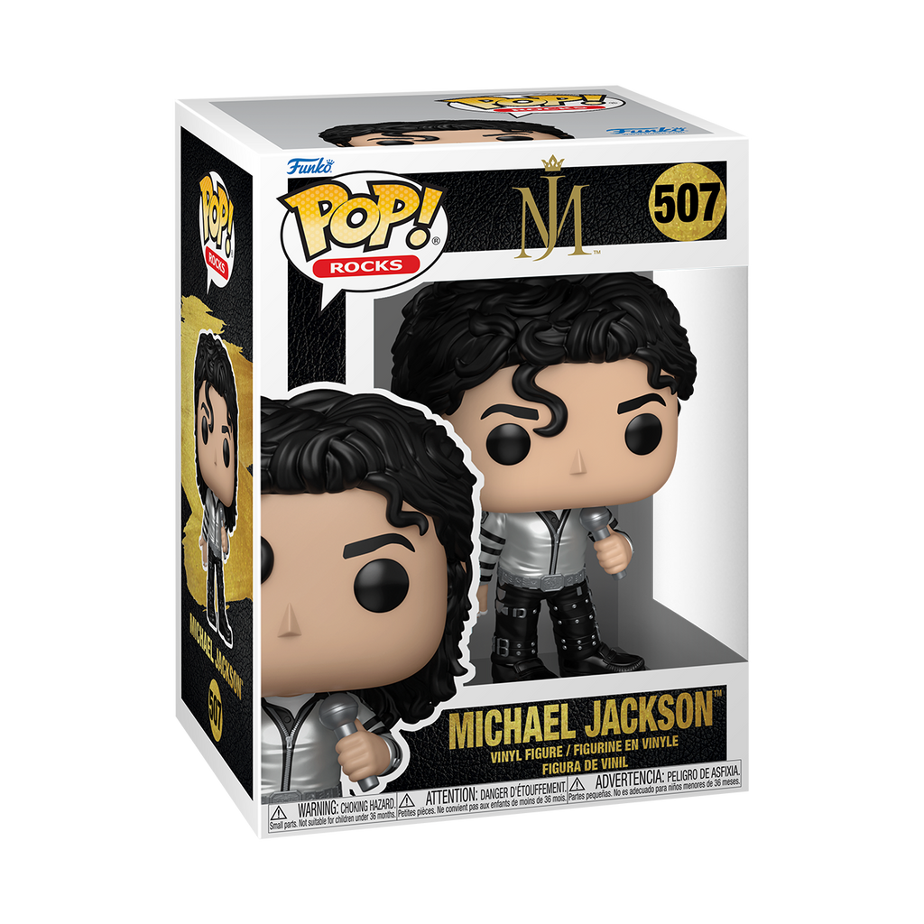 Pop Rocks Music 3.75 Inch Vinyl Figure - Michael Jackson (Bad Tour) #507