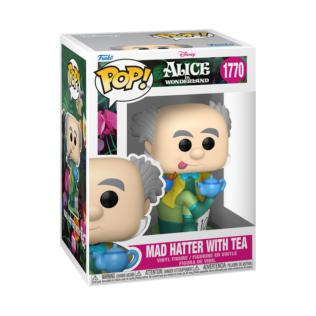 Pop Disney Alice in Wonderland 3.75 Inch Vinyl Figure - Mad Hatter with Tea #1770
