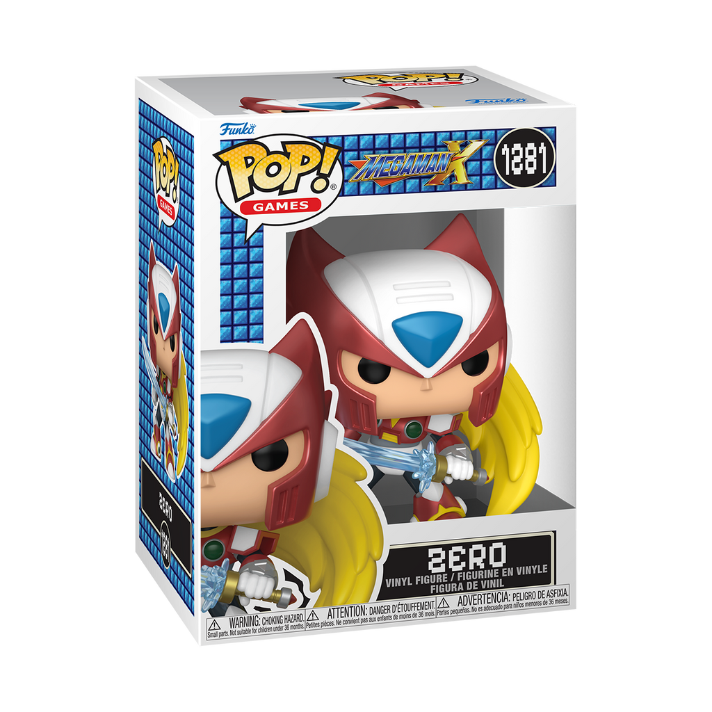Pop Games Megaman 3.75 Inch Vinyl Figure - Zero #1281