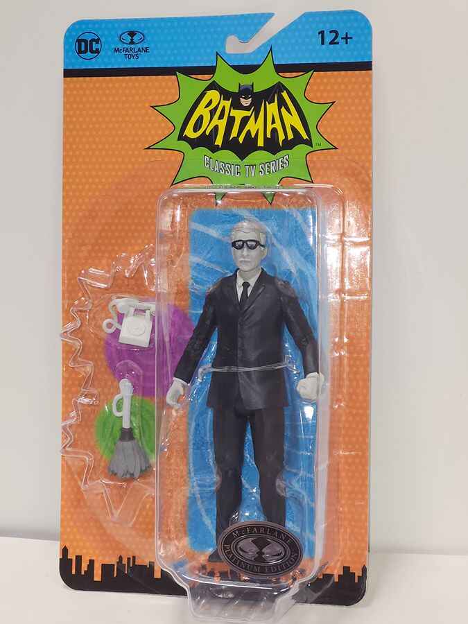 Batman DC Retro 66 Classics TV Series 1960s Wave 10 Alfred Pennyworth Platinum 6 Inch Action Figure