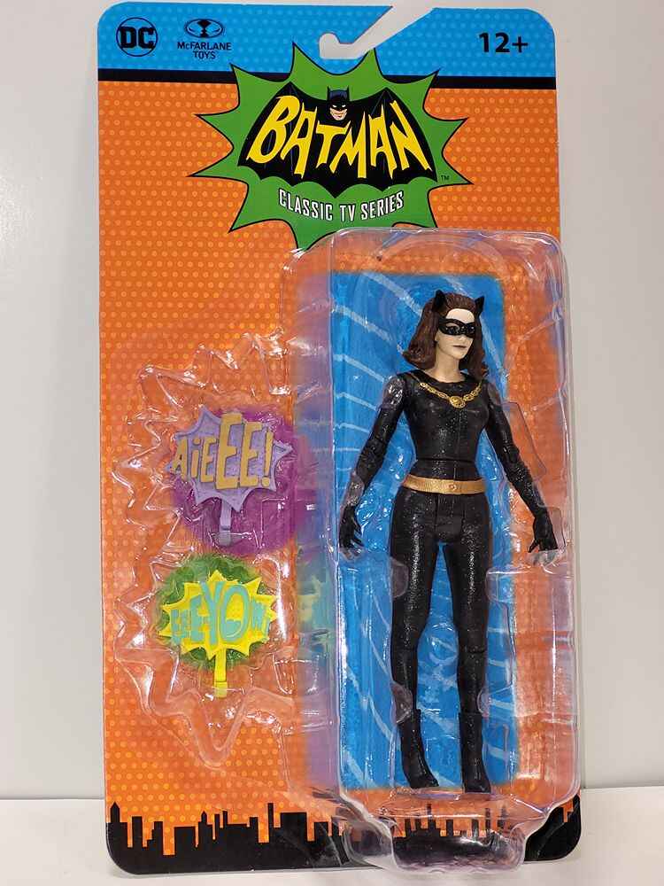 Batman DC Retro 66 Classics TV Series 1960s Wave 4 Catwoman Julie Newmar SDCC Gold Label  6 Inch Action Figure (damaged Package)