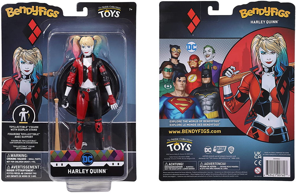 BendyFigs DC Multiverse 7 Inch Figure - Harley Quinn - figurineforall.com