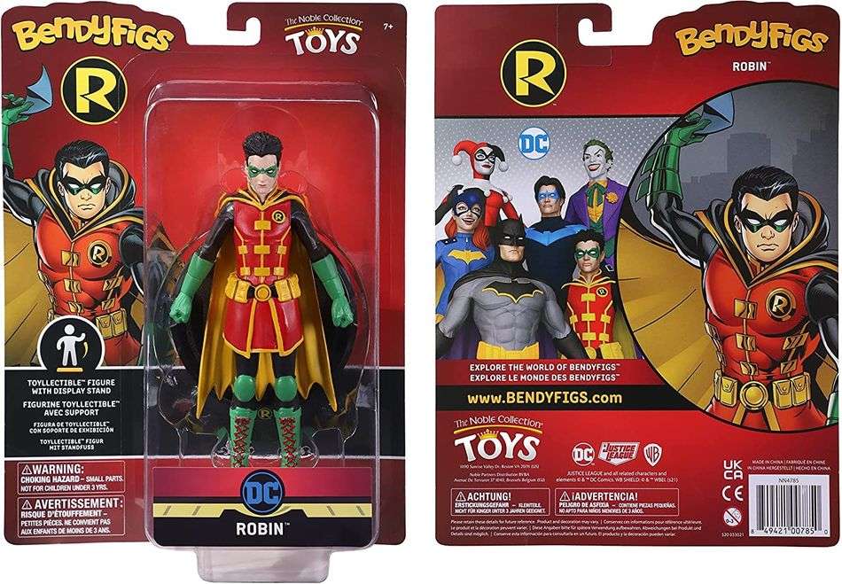 BendyFigs DC Multiverse 7 Inch Figure - Robin - figurineforall.com