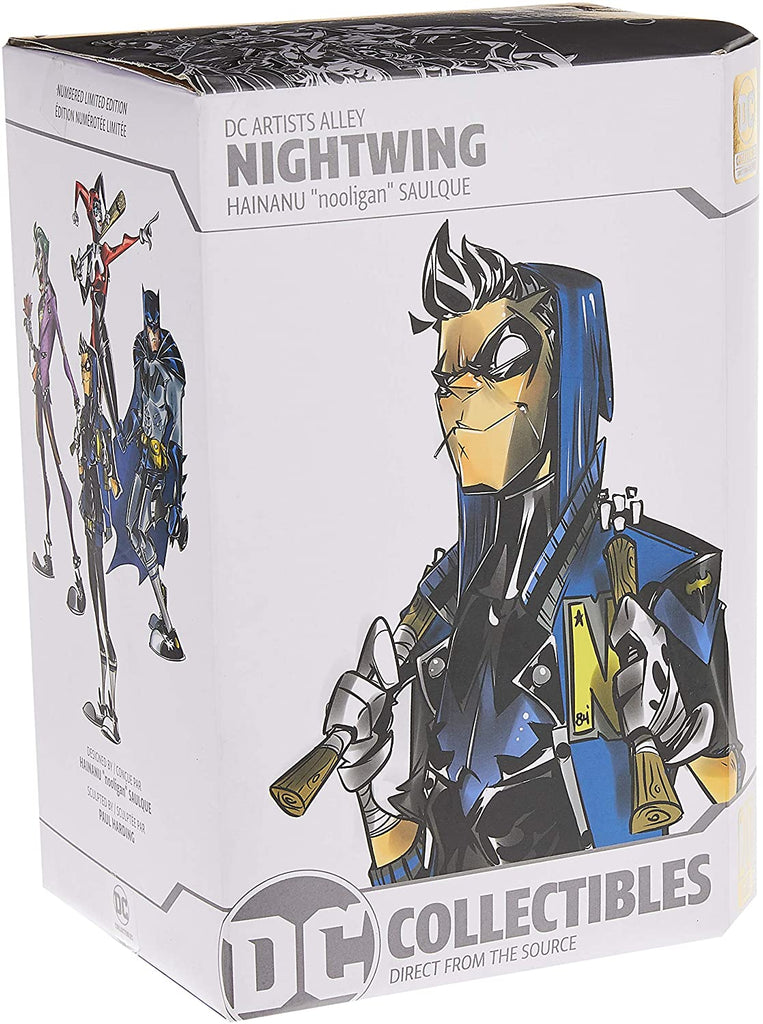 DC Collectibles Dc Artists Alley: Nightwing by Hainanu Nooligan Saulque Designer Vinyl Figure - figurineforall.com