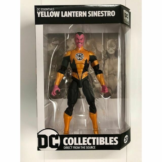 DC Collectibles Essentials: Yellow Lantern Sinestro 7 Inch Action Figure