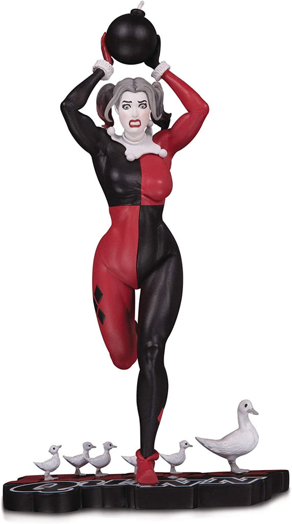 DC Collectibles Harley Quinn: Red, White & Black: Harley Quinn by Frank Cho Statue - figurineforall.com