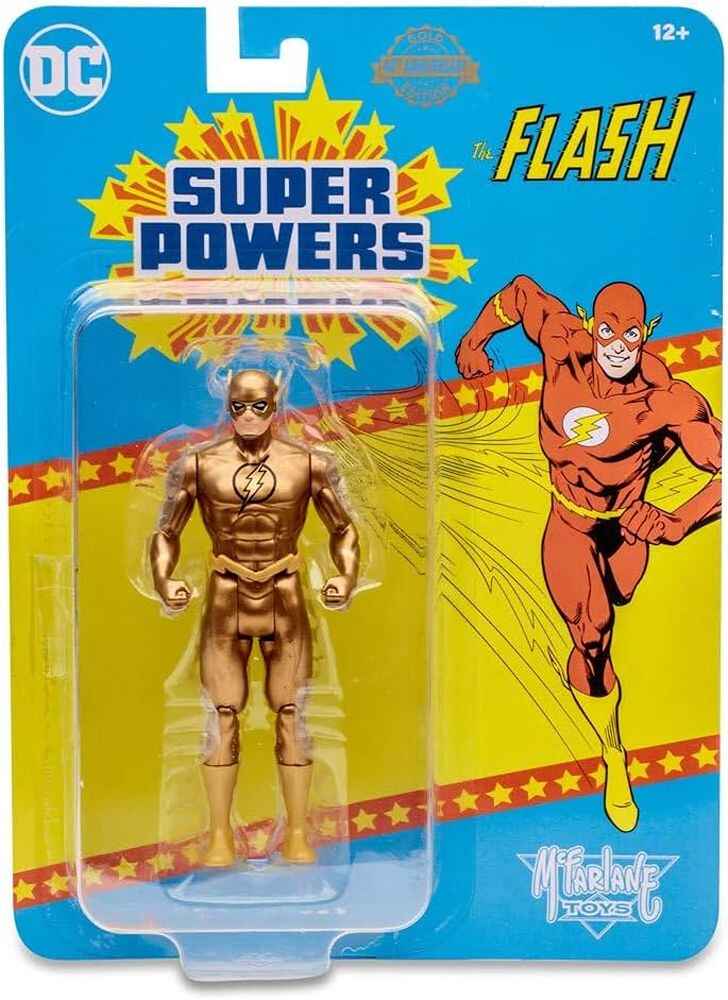 DC Collectibles Super Powers Wave 6 Flash (Gold Variant) 5 Inch Action Figure