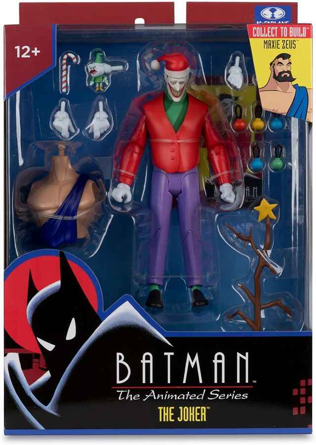 DC Direct Batman The Animated Series Wave 4 BAF Maxie Zeus - Joker (Christmas with The Joker) 6 Inch Action Figure