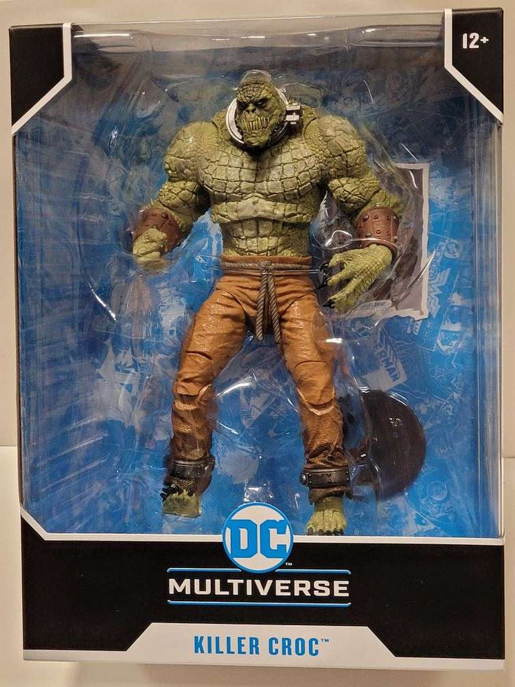 DC Multiverse Batman Arkham Asylum Killer Croc MegaFig Action Figure - figurineforall.com