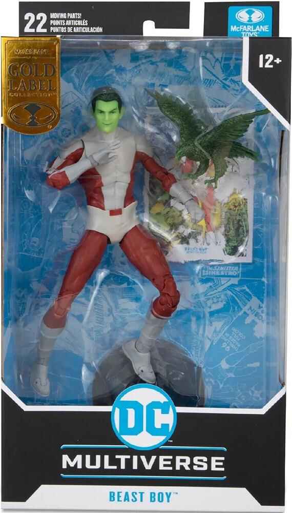 DC Multiverse Beast Boy (Nobodys Hero) (Gold Label) 7 Inch Action Figure